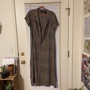 Vintage Midi button down dress plus size